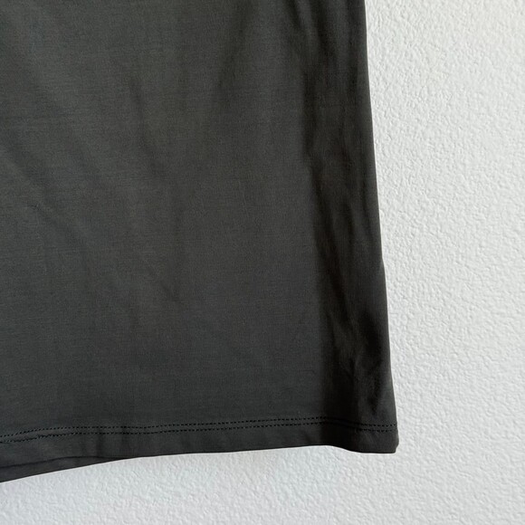Zara Forest Green Scoop Neck Tank Essential Minimalist Basic Summer Essential S - Picture 4 of 6